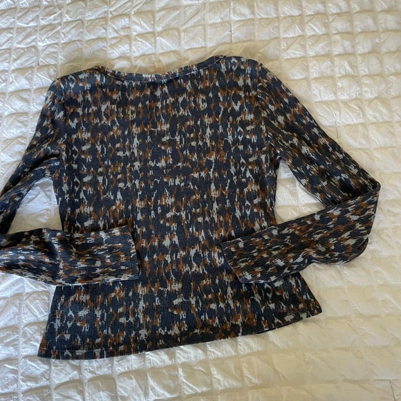 Anthropologie Pilcro waffle knit top - Picture 7 of 11